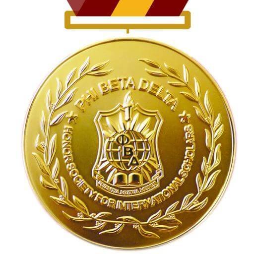 Phi Beta Delta Medallion.